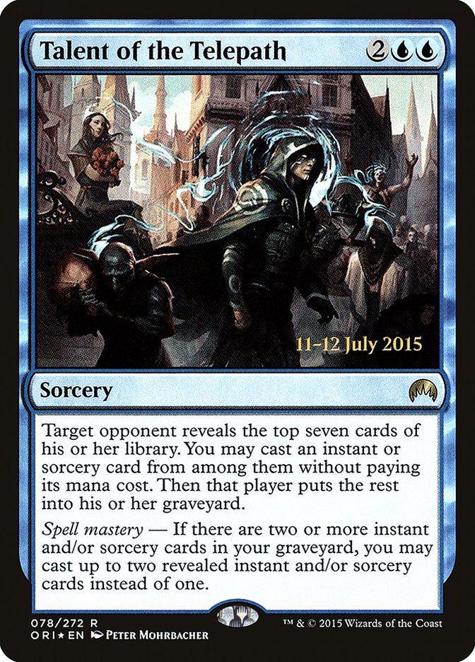 Talent of the Telepath [Magic Origins Prerelease Promos] Magic: The Gathering