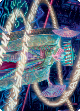 Satsuki, the Living Lore Art Card [Kamigawa: Neon Dynasty Art Series] Magic: The Gathering