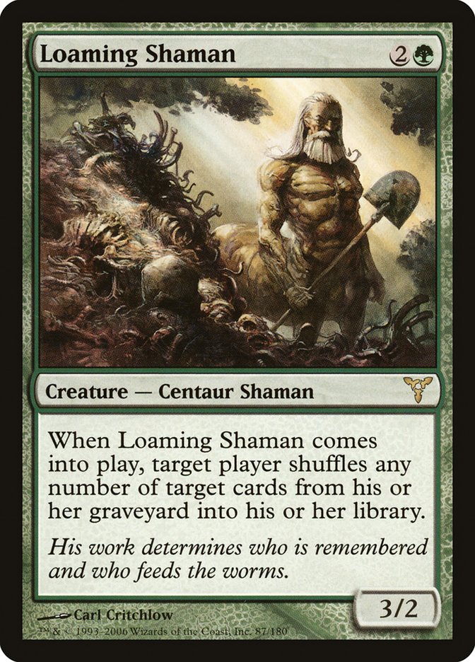 Loaming Shaman [Dissension] Magic: The Gathering