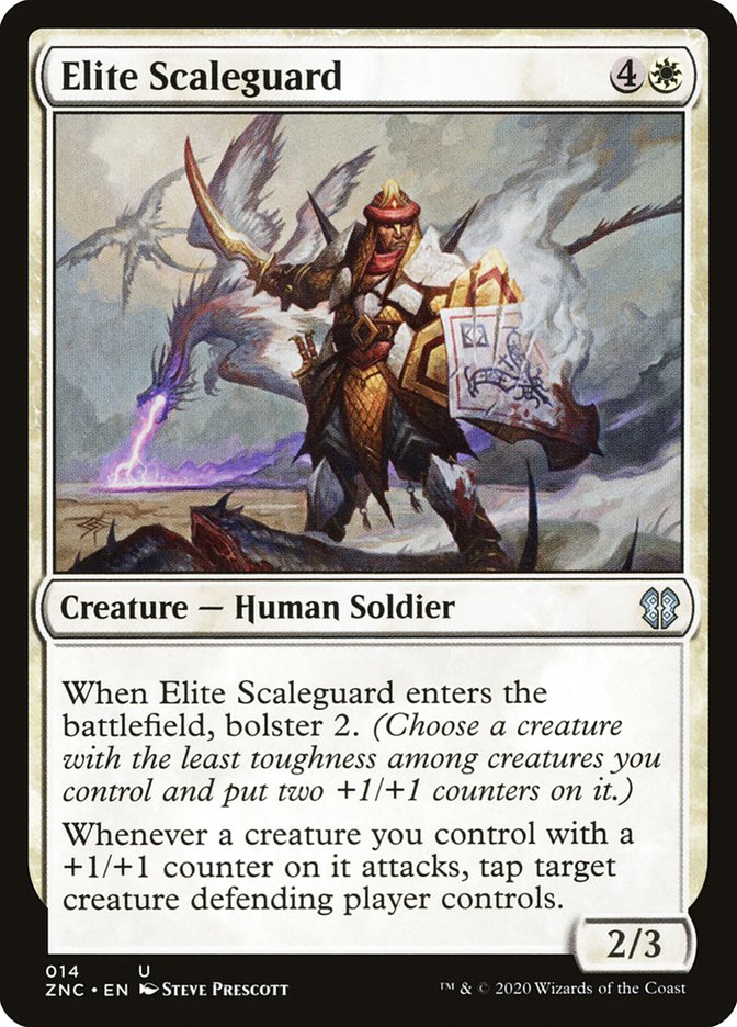 Elite Scaleguard [Zendikar Rising Commander] Magic: The Gathering