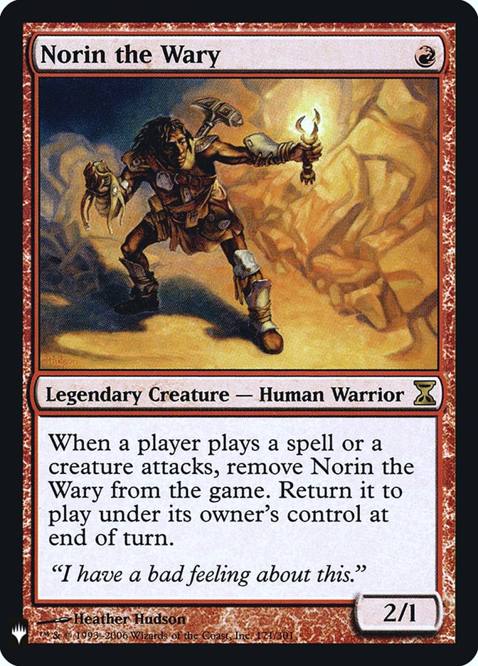Norin the Wary [Mystery Booster] Magic: The Gathering