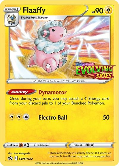 Flaaffy (SWSH122) (Prerelease Promo) [Sword & Shield: Black Star Promos] Pokémon
