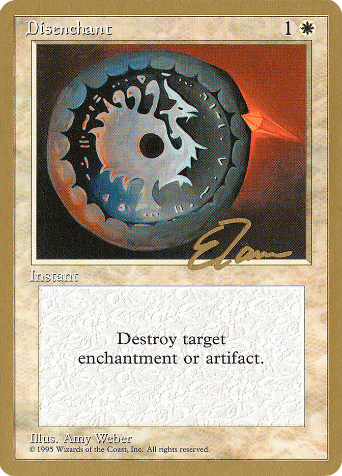 Disenchant (Eric Tam) [Pro Tour Collector Set] Magic: The Gathering