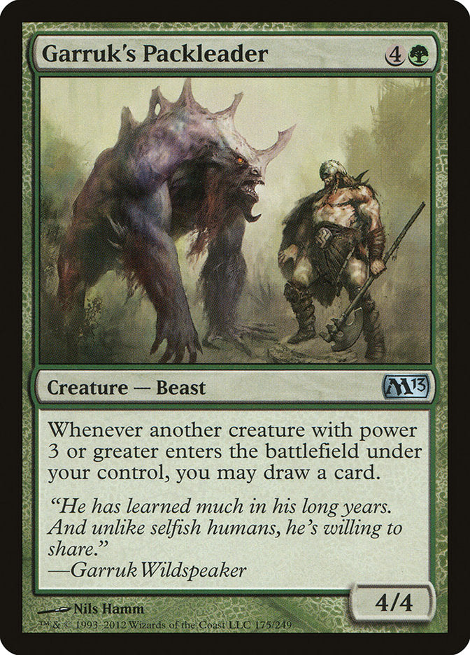 Garruk's Packleader [Magic 2013] Magic: The Gathering