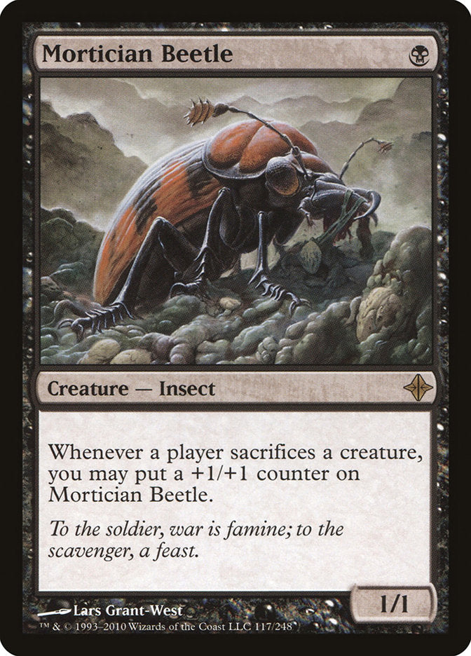 Mortician Beetle [Rise of the Eldrazi] Magic: The Gathering