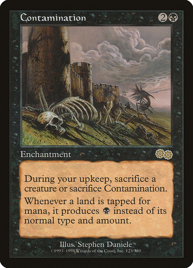 Contamination [Urza's Saga] Magic: The Gathering