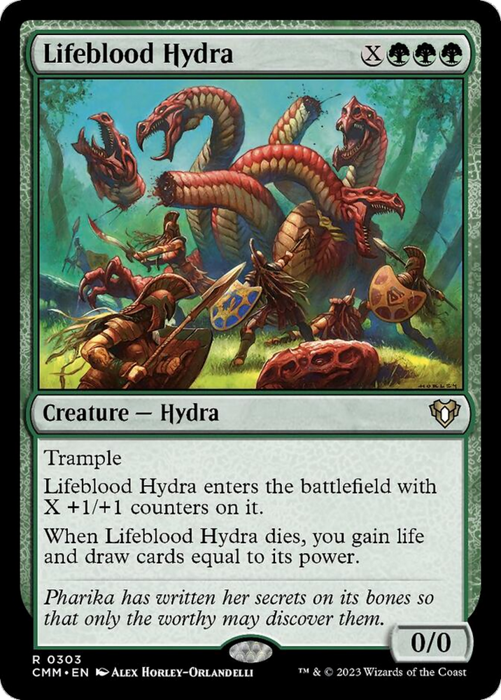 Lifeblood Hydra [Commander Masters] Magic: The Gathering