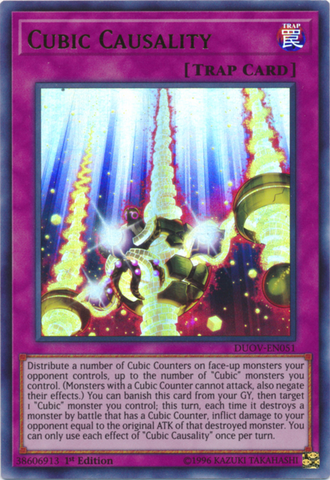 Cubic Causality [DUOV-EN051] Ultra Rare - Yugioh Cards For Your TCG Needs!