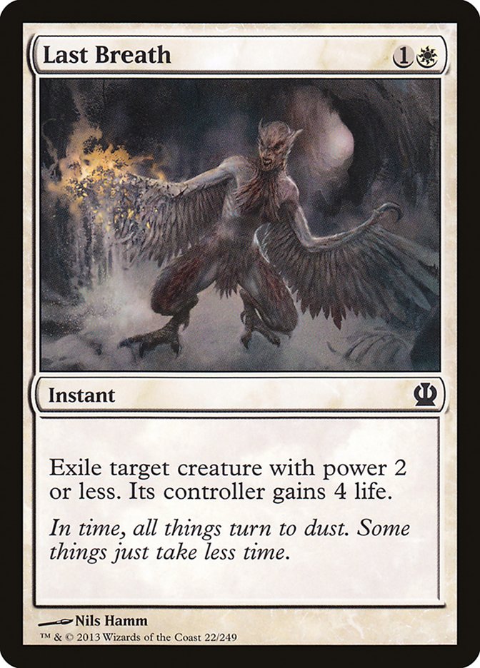 Last Breath [Theros] Magic: The Gathering