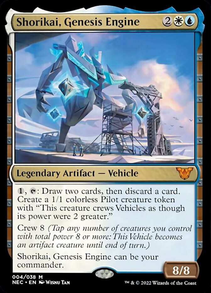 Shorikai, Genesis Engine [Kamigawa: Neon Dynasty Commander] Magic: The Gathering