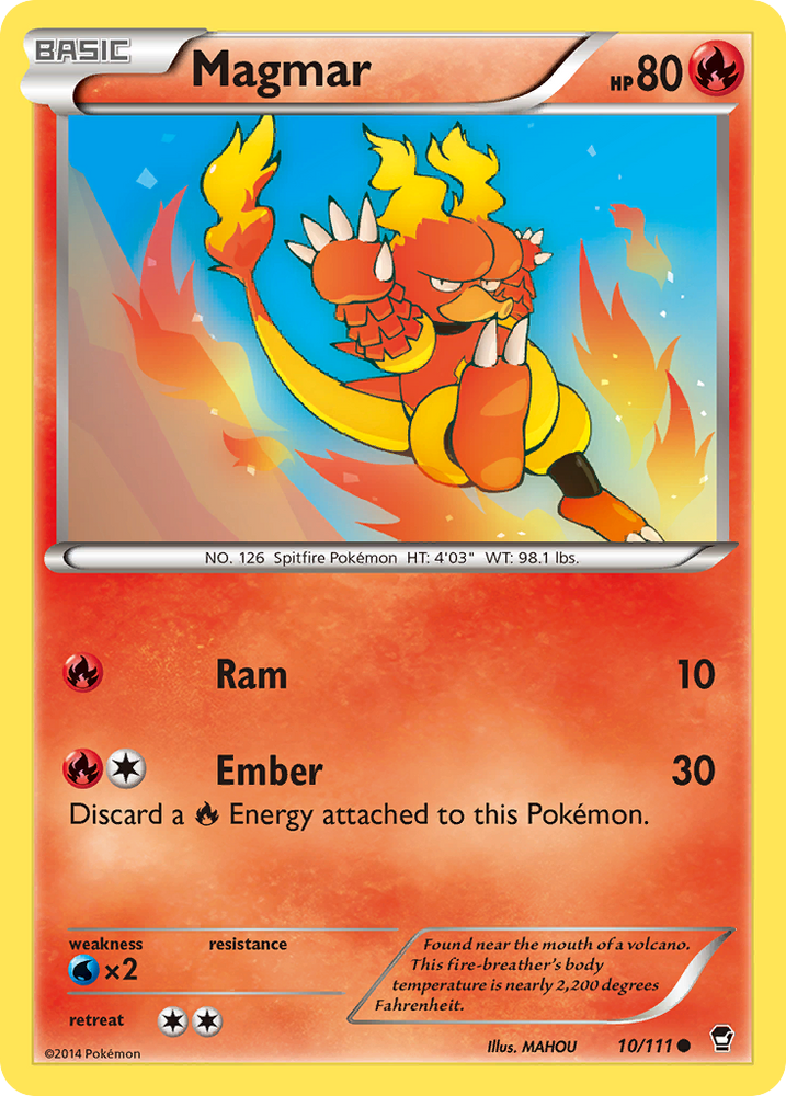 Magmar (10/111) [XY: Furious Fists] Pokémon