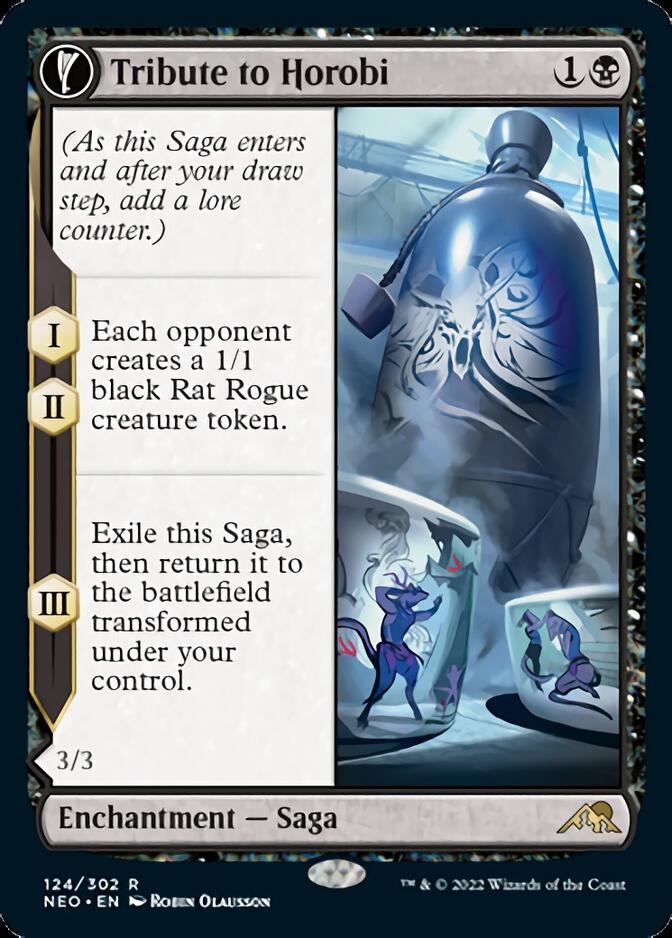 Tribute to Horobi // Echo of Death's Wail [Kamigawa: Neon Dynasty] Magic: The Gathering