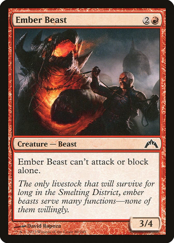 Ember Beast [Gatecrash] Magic: The Gathering