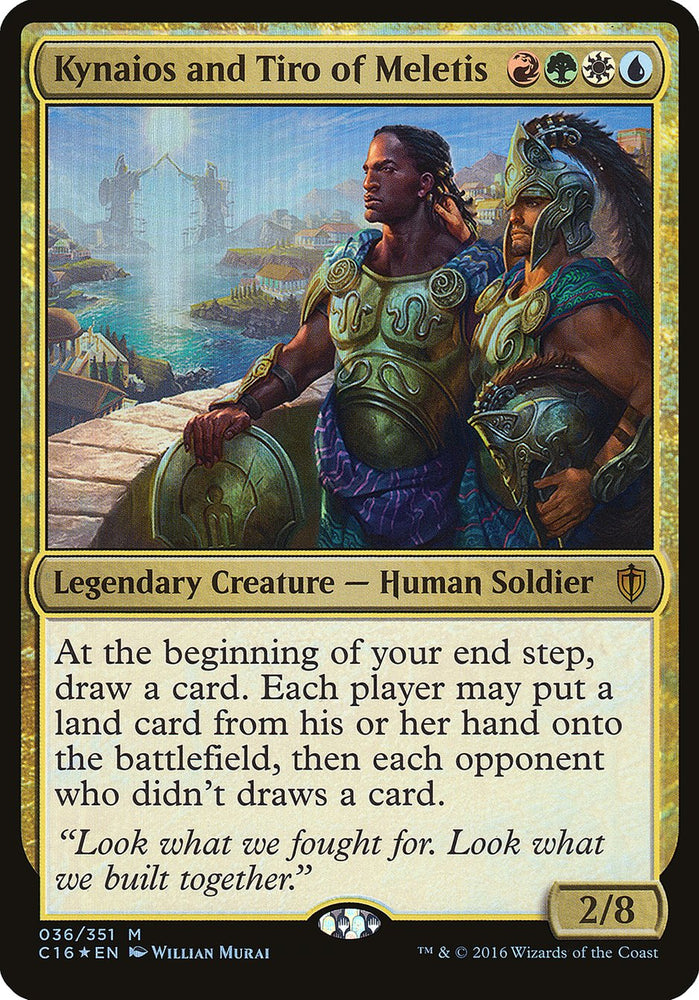 Kynaios and Tiro of Meletis (Oversized) [Commander 2016 Oversized] Magic: The Gathering