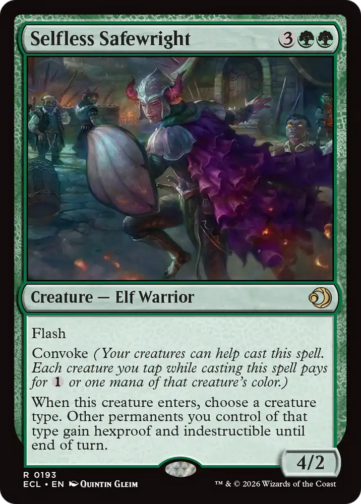 Selfless Safewright [Lorwyn Eclipsed] Magic: The Gathering
