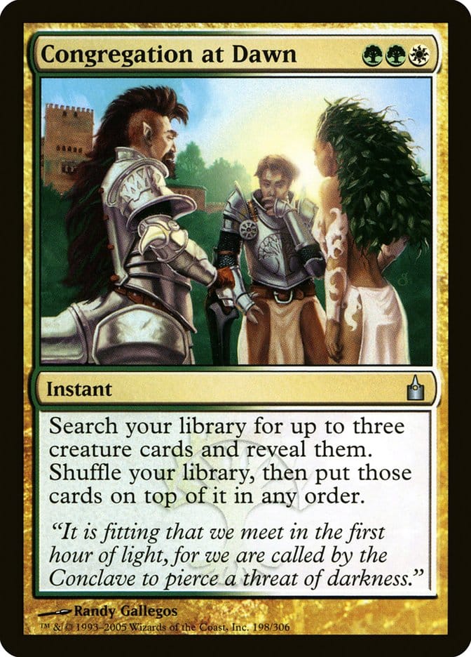 Congregation at Dawn [Ravnica: City of Guilds] Magic: The Gathering