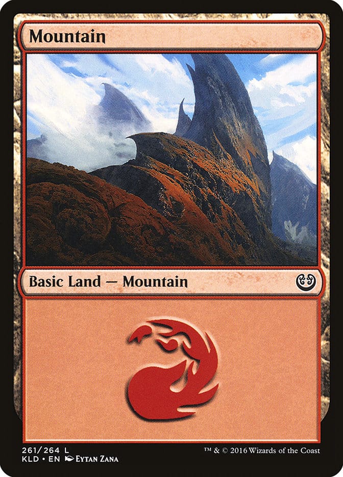 Mountain (261) [Kaladesh] Magic: The Gathering