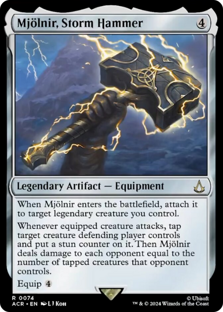 Mjolnir, Storm Hammer [Assassin's Creed] Magic: The Gathering
