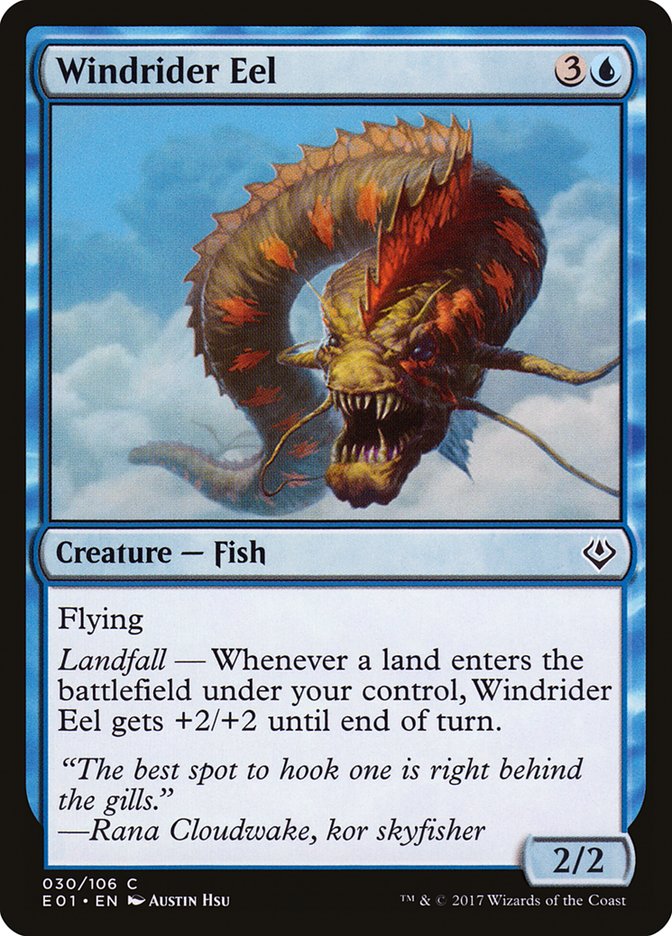 Windrider Eel [Archenemy: Nicol Bolas] Magic: The Gathering
