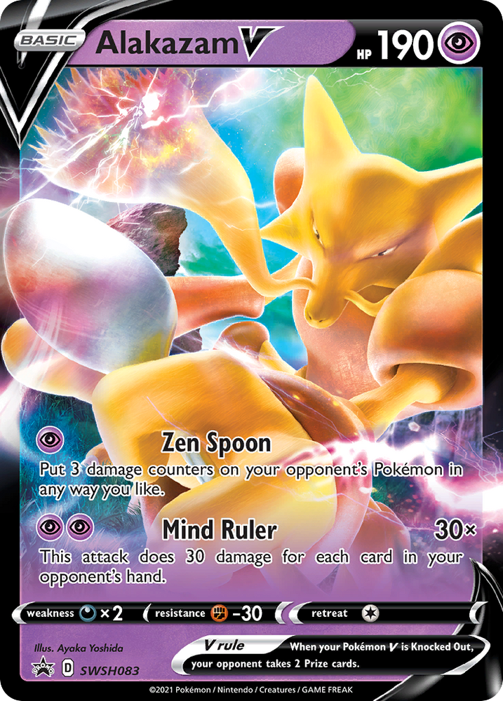 Alakazam V (SWSH083) [Sword & Shield: Black Star Promos] Pokémon