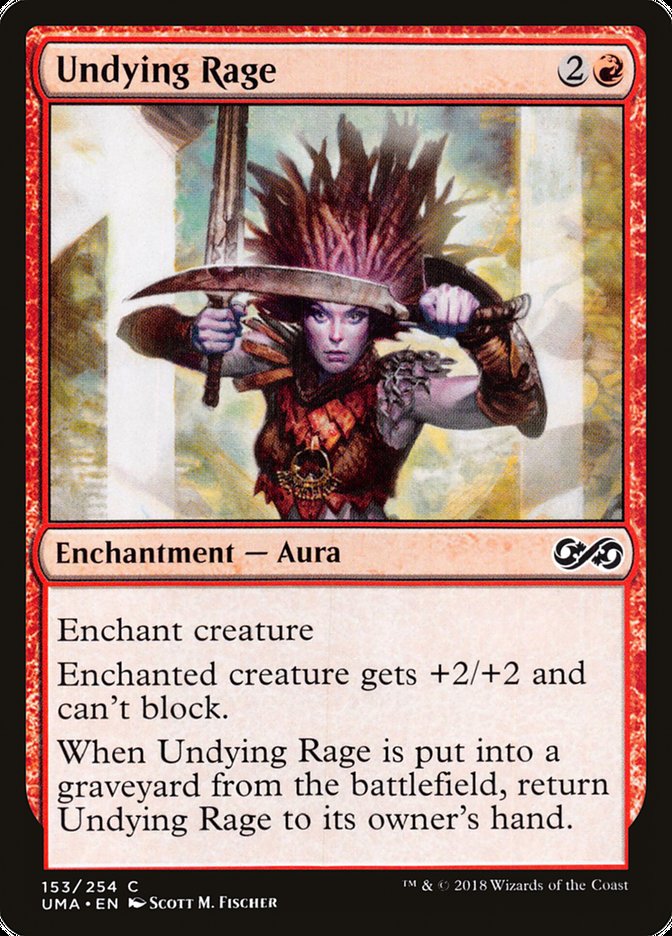 Undying Rage [Ultimate Masters] Magic: The Gathering