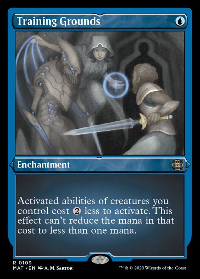 Training Grounds (Foil Etched) [March of the Machine: The Aftermath] Magic: The Gathering