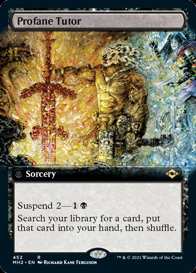Profane Tutor (Extended Art) [Modern Horizons 2] Magic: The Gathering
