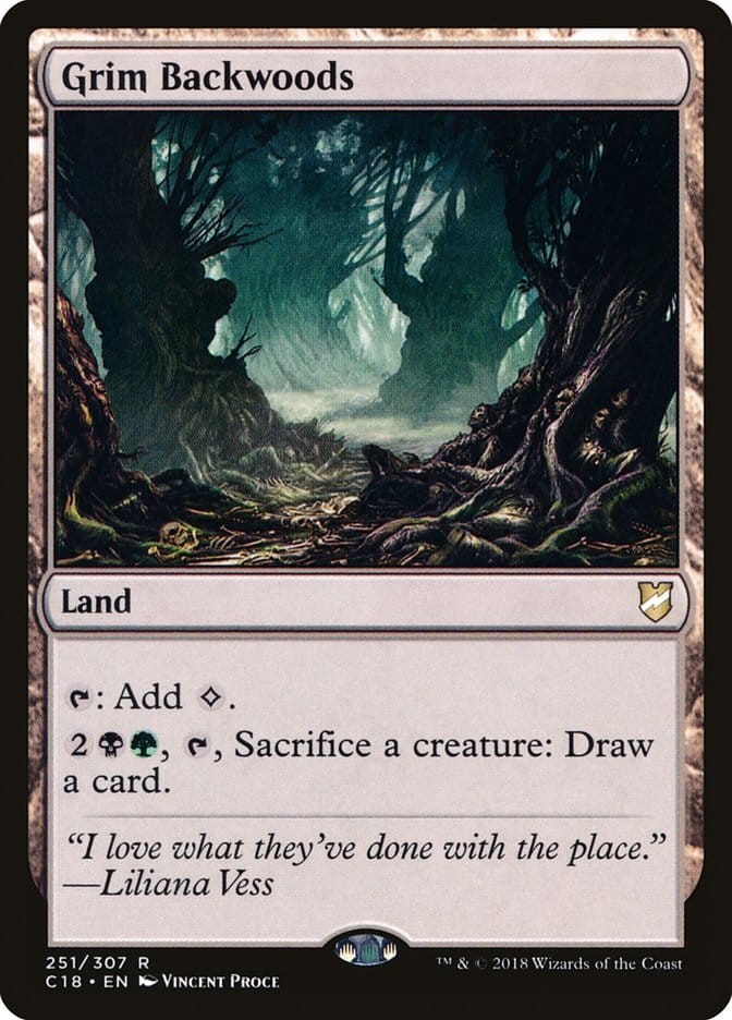 Grim Backwoods [Commander 2018] Magic: The Gathering