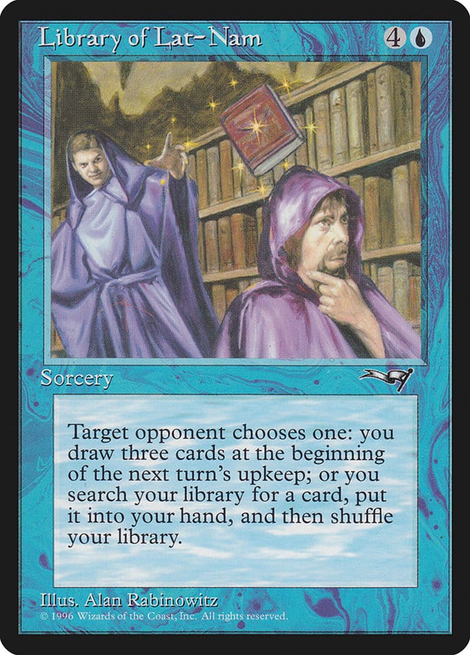 Library of Lat-Nam [Alliances] Magic: The Gathering