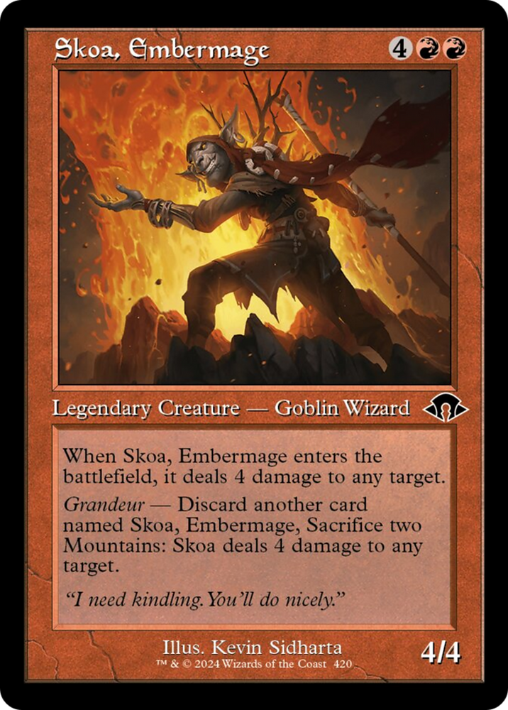 Skoa, Embermage (Retro) [Modern Horizons 3] Magic: The Gathering