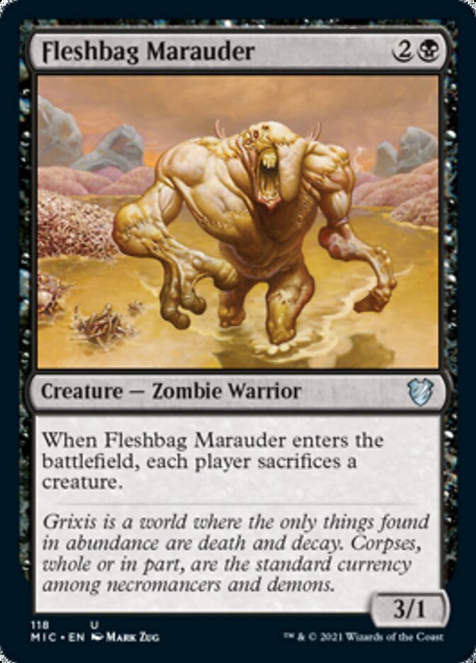 Fleshbag Marauder [Innistrad: Midnight Hunt Commander] Magic: The Gathering