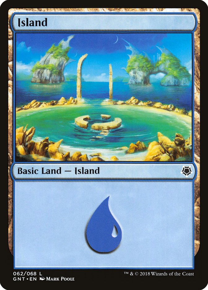 Island (62) [Game Night 2018] Magic: The Gathering