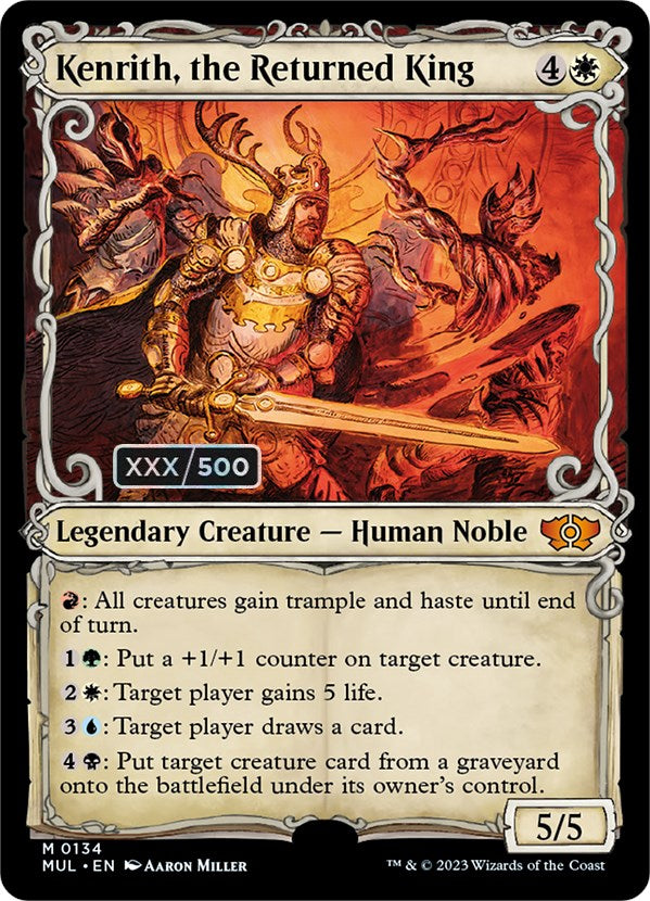 Kenrith, the Returned King (Serialized) [Multiverse Legends] Magic: The Gathering