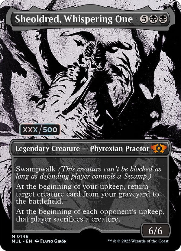Sheoldred, Whispering One (Serialized) [Multiverse Legends] Magic: The Gathering