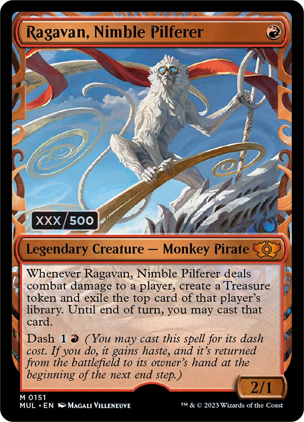Ragavan, Nimble Pilferer (Serialized) [Multiverse Legends] Magic: The Gathering