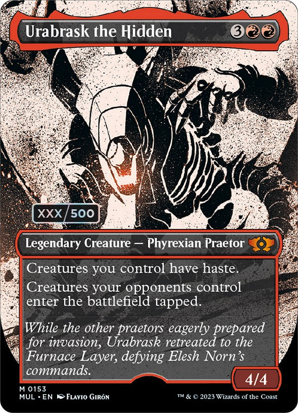 Urabrask the Hidden (Serialized) [Multiverse Legends] Magic: The Gathering