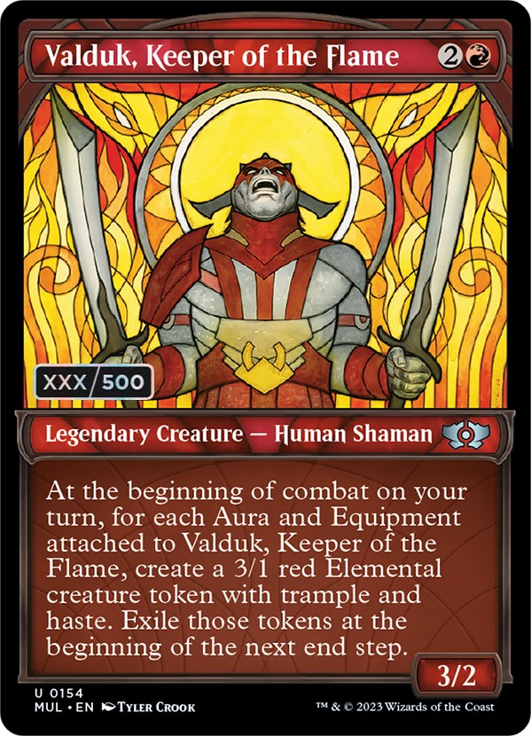 Valduk, Keeper of the Flame (Serialized) [Multiverse Legends] Magic: The Gathering