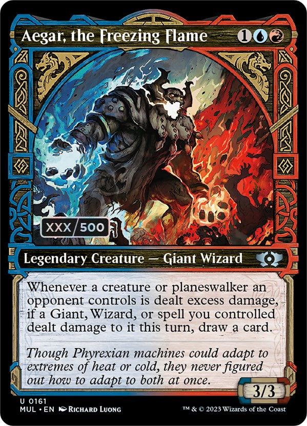 Aegar, the Freezing Flame (Serialized) [Multiverse Legends] Magic: The Gathering
