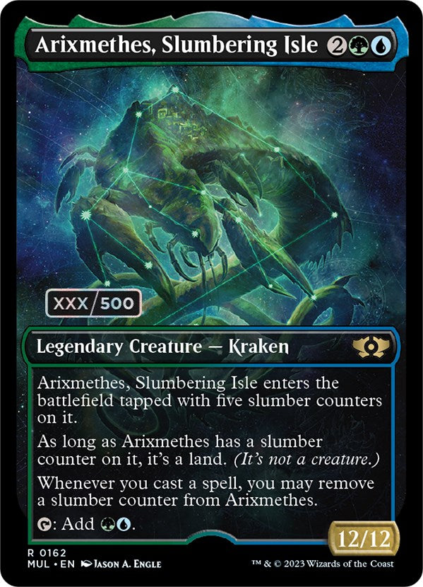 Arixmethes, Slumbering Isle (Serialized) [Multiverse Legends] Magic: The Gathering