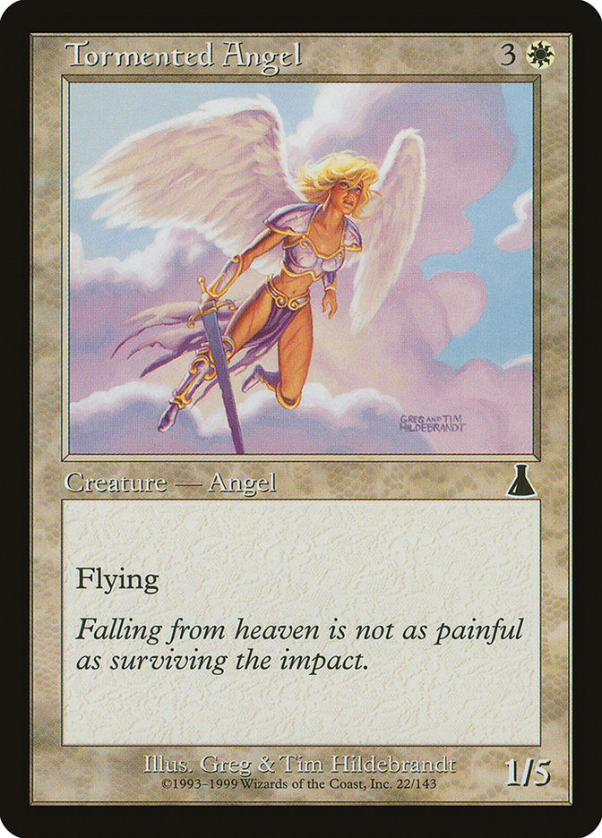 Tormented Angel [Urza's Destiny] Magic: The Gathering