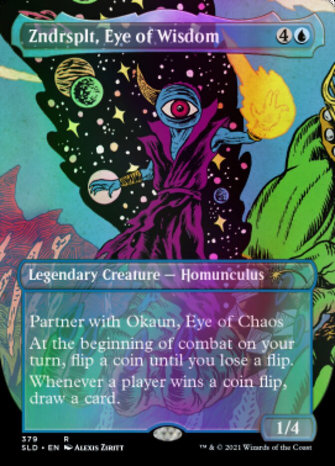 Zndrsplt, Eye of Wisdom // Zndrsplt, Eye of Wisdom (Borderless) [Secret Lair Drop Series] Magic: The Gathering