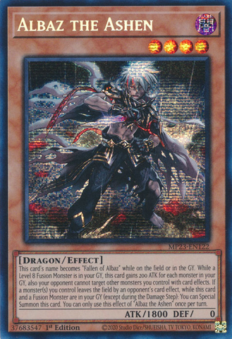 Albaz the Ashen [MP23-EN122] Prismatic Secret Rare - Yugioh Cards For Your TCG Needs!