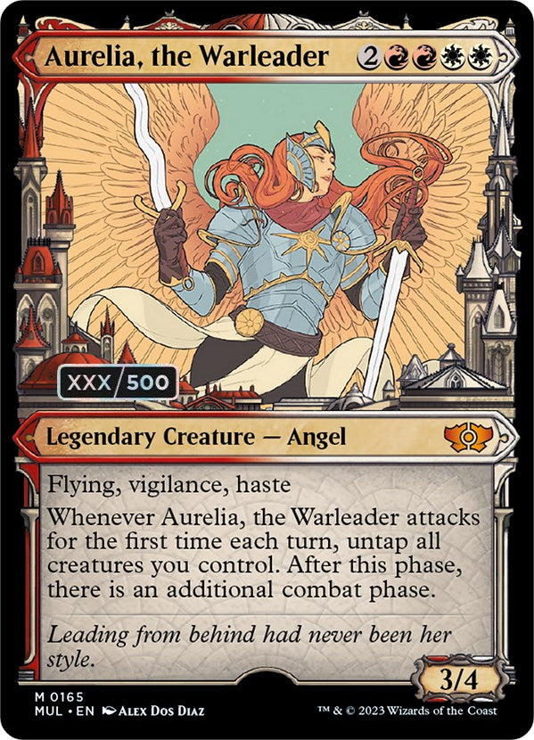 Aurelia, the Warleader (Serialized) [Multiverse Legends] Magic: The Gathering