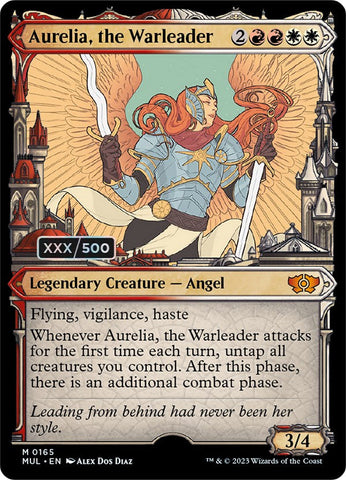 Aurelia, the Warleader (Serialized) [Multiverse Legends] Magic: The Gathering