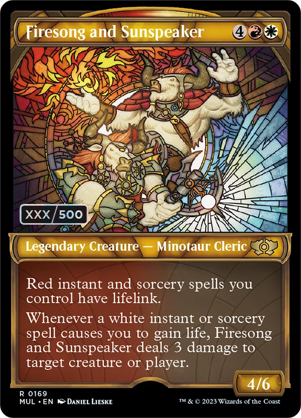 Firesong and Sunspeaker (Serialized) [Multiverse Legends] Magic: The Gathering