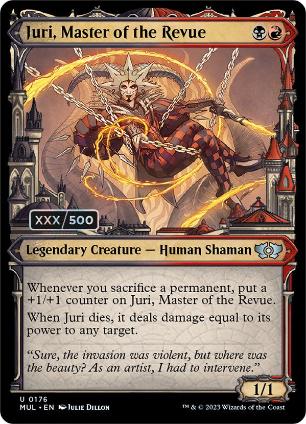 Juri, Master of the Revue (Serialized) [Multiverse Legends] Magic: The Gathering
