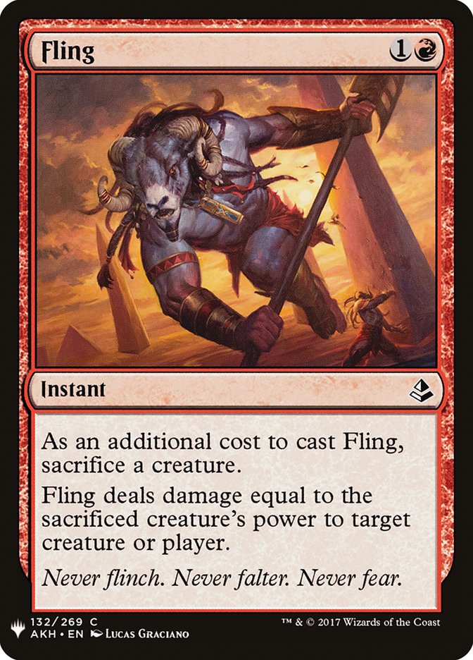 Fling [Mystery Booster] Magic: The Gathering