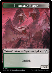 Elemental (2) // Phyrexian Hydra (12) Double-Sided Token [March of the Machine Tokens] Magic: The Gathering