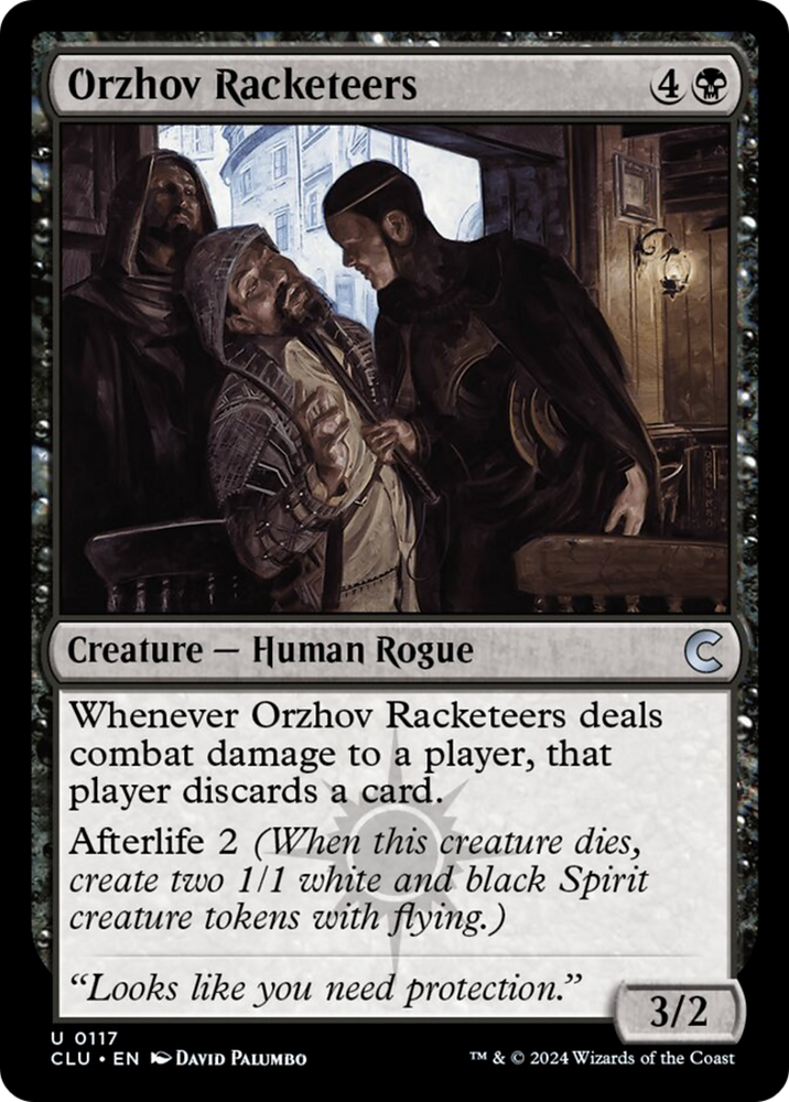 Orzhov Racketeers [Ravnica: Clue Edition] Magic: The Gathering