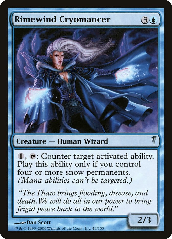 Rimewind Cryomancer [Coldsnap] Magic: The Gathering